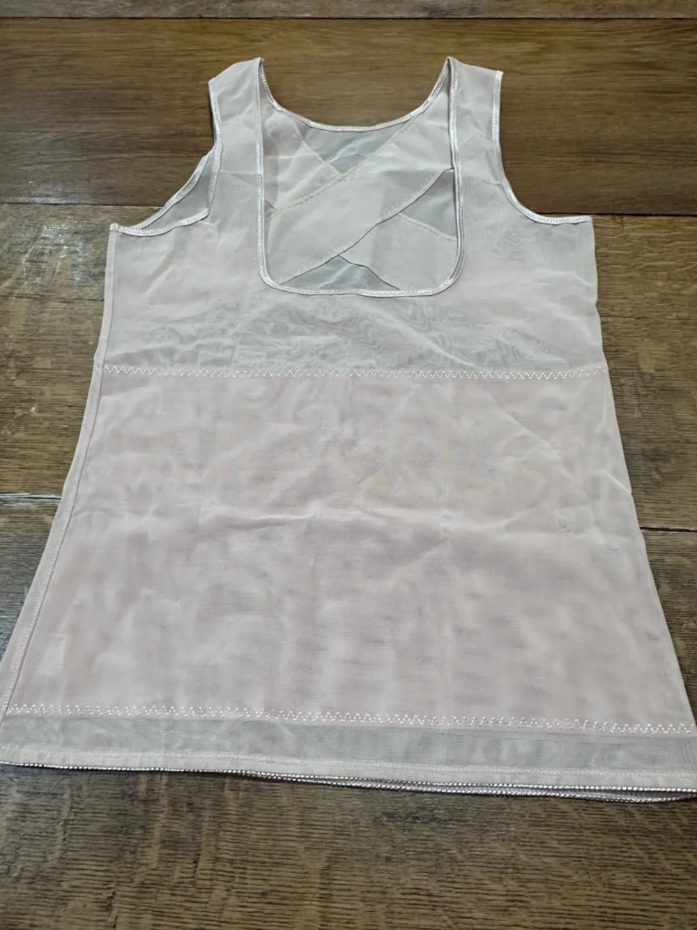 Kymaro Light Pink‎ Sheer Shaping Tank sz XXL